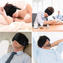 Fones de Ouvido com Máscara de Olho para Dormir