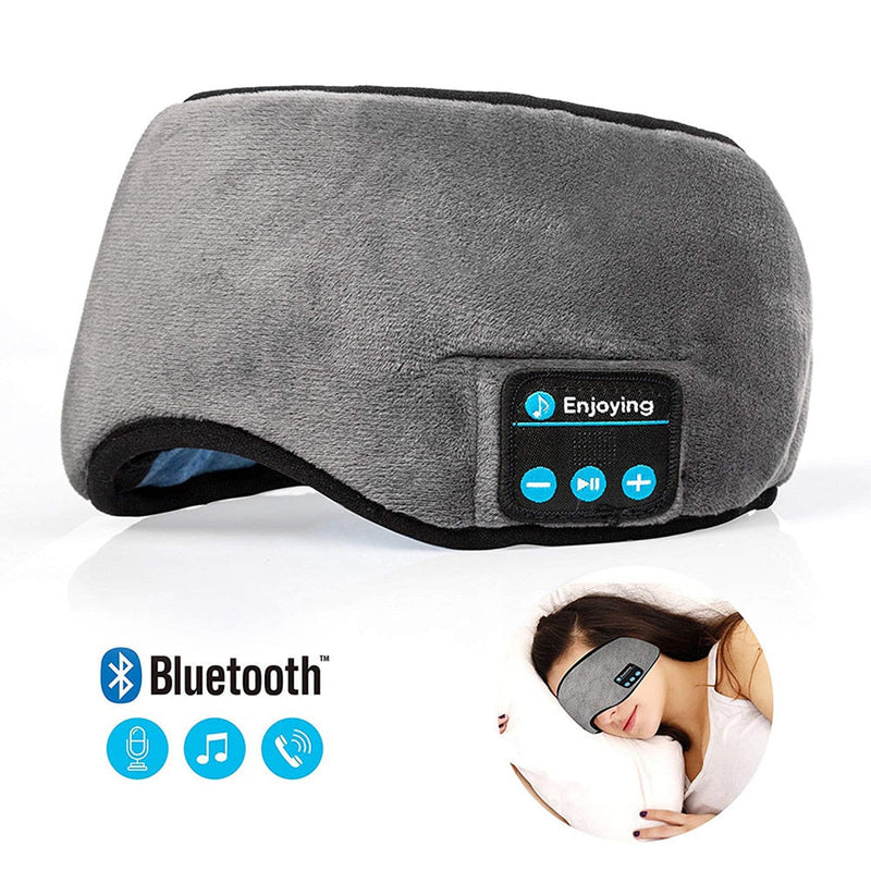 Fones de Ouvido com Máscara de Olho para Dormir