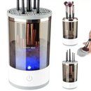 Limpador Pincel Esponja Maquiagem Elétrico 3 em 1 Lava e Seca Automático USB