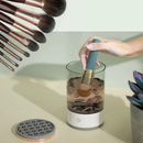 Limpador Pincel Esponja Maquiagem Elétrico 3 em 1 Lava e Seca Automático USB
