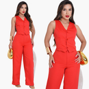Conjunto Alfaiataria Premium – Colete e Calça Risca de Giz