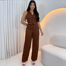 Conjunto Alfaiataria Premium – Colete e Calça Risca de Giz