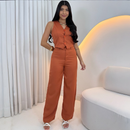 Conjunto Alfaiataria Premium – Colete e Calça Risca de Giz