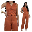 Conjunto Alfaiataria Premium – Colete e Calça Risca de Giz
